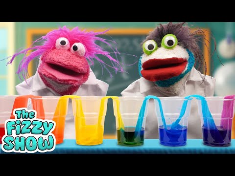 Phoebe & Fizzy Do A Rainbow Walking Water Science Experiment 💧🌈 | Fun Videos For Kids