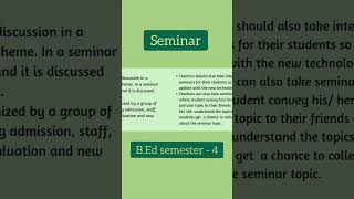 SEMINAR    #seminar #education #discussion