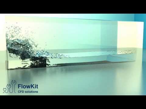 FlowKit Ltd: Dam Break, Hi-Res CFD Solution
