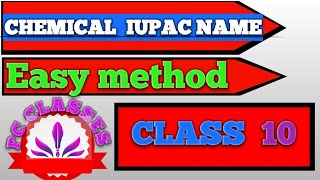 #bseb  IUPAC NAME EASY