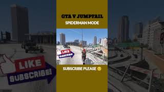 GTA V FUNNY JUMP FAIL #jumpfail #shorts #ytshorts #gta5  #short #gtav #yutubeshorts #gaming #virul