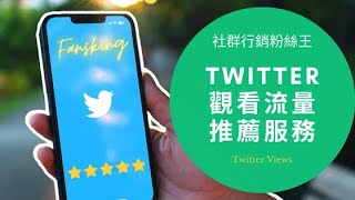 最強推特買觀看流量推薦教學，2025年台灣Twitter影片提高演算法觸及率懶人包