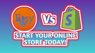 Etsy vs Shopify /which one is best for online business in 2025? E-commerce platform comparison //RL
