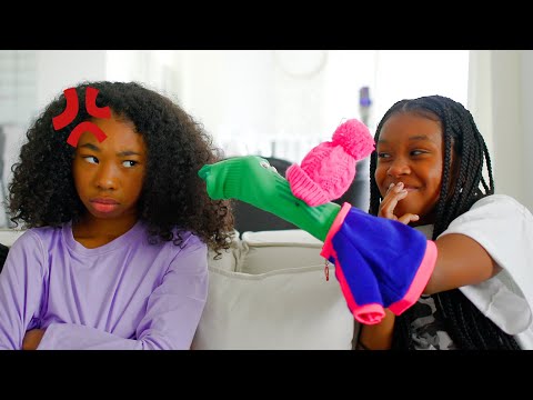 Sock Puppet Therapy | Sekora & Sefari Play skit