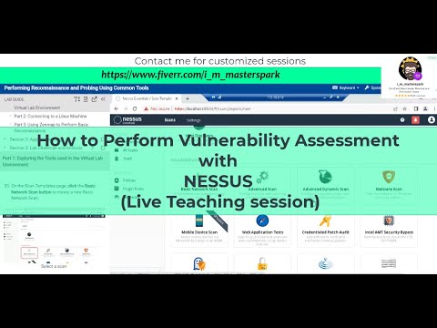 How to perform vulnerability Assessment using NESSUS | Live session | Fiverr