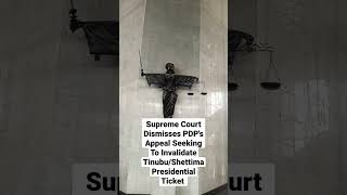 Supreme Court Rules In Favor Of Tinubu. #tinubu #fyp #trending #peterobi #atiku #pdp #nigeria