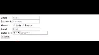 HTML Forms - Learn 13 HTML Input Types | HTML5