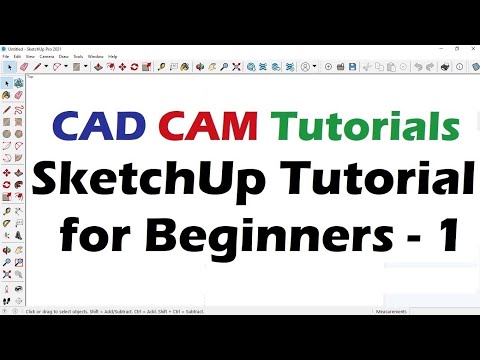 SketchUp Tutorial for Beginners #1