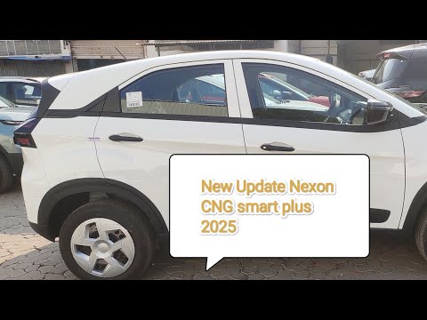 2025 New Update Nexon CNG | Nexon CNG smart plus white colour exterior and interior view