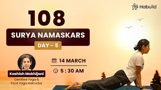 Surya Namaskar Challenge | Day 5 by Kashish Makhijani