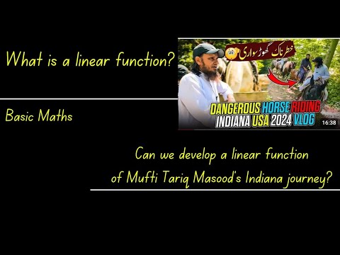 What is a linear function? Examples of linear Function