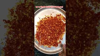 How to make chilli flakes at home #shortvideo ##chilliflakes #vandanakirasoi #foodie@VandanaKiRasoi
