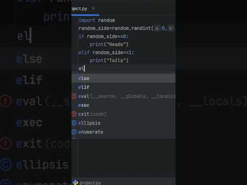 How to build Head  and Tail game using python #coding #python #pythonoutput