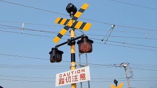 【踏切】岳南電車　超最新電鈴式踏切 (Railroad crossing in Japan)