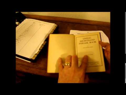 Gregg shorthand for personal note taking - lesson 5