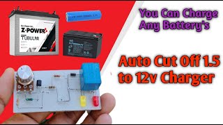Auto Cut Off Battery Charger with Charging Protection | with Full Charge Indicator | Indian Jugad