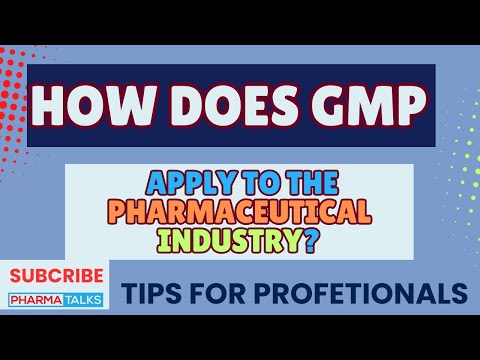 How does GMP apply to the pharmaceutical industry?