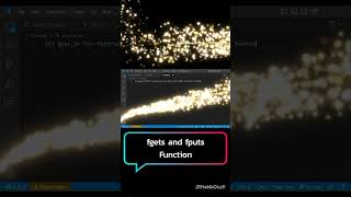 Get string from user using function||fgets & fputs #coding#tutorial#strings
