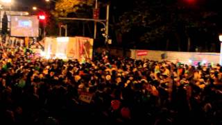 凱道20111016台一線大會師- 站景福門上拍攝數萬人擁擠的會場