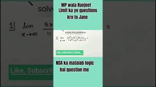 NDA me isse aasan kya puchhe.#upsc #nda #ytshorts #shorts #MP wala Ranjeet #youtubeshorts #maths