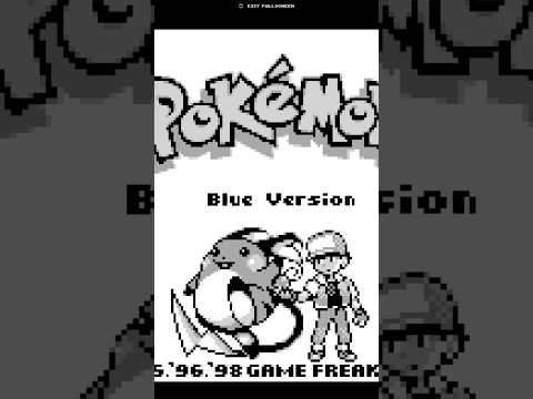 Playing Pokémon Blue Version on Retro Boy