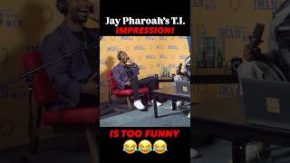 Was this T.I impersonation accurate? 👀😂 #ti #tip #jaypharoah #impersonation #impression #shorts
