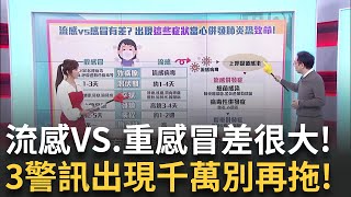 憾! 大S春節遊日驚傳猝逝...台灣流感年死百人! 流感不會毫不自覺? 感覺"肺被抓緊"立刻就醫! 大腸癌世代效應? 這年級生罹癌風險高｜主播 黃倩萍｜【醫點不誇張】20250209｜三立iNEWS