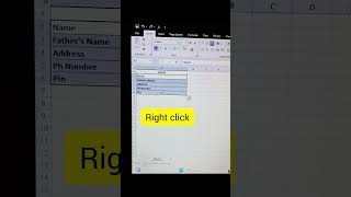 Excel tips and tricks. #basicexcel #excel #exceltutorial #excelshortcuts #tips #shortvideo #shorts