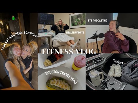 Weekly Vlog: Podcast with Heidi Sommers, Travel Vlog to Houston, Health Update, Chit Chat