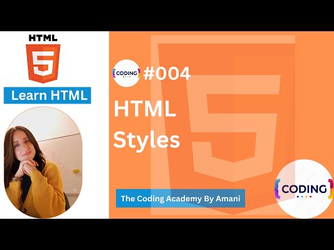 [English] HTML Tutorial for Beginners #004 -  HTML Styles