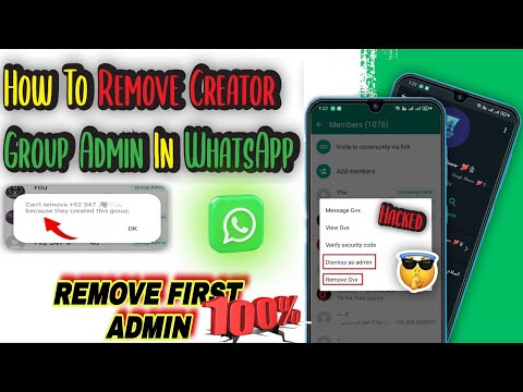 How To Remove Group Owner Real Creator in WhatsApp | Whatsapp Group Se Creator Admin Ko Kaise Hataye