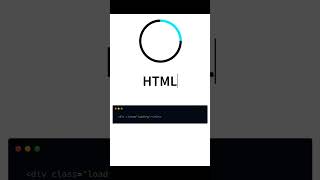Loading animation ||css #shorts #short #youtubeshorts #viral #css