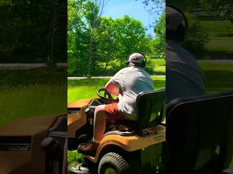 Satisfying grass cutting