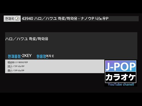 【ハロ／ハワユ 하로/하와유】∥ ナノウP 나노우P 2025Ver.