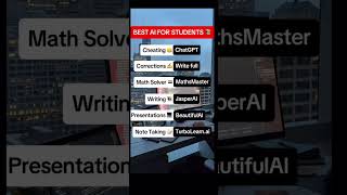 TOP 5 AI Tools Every Student Needs. #studytips #aiforstudents #chatgpt #ai #education #technology