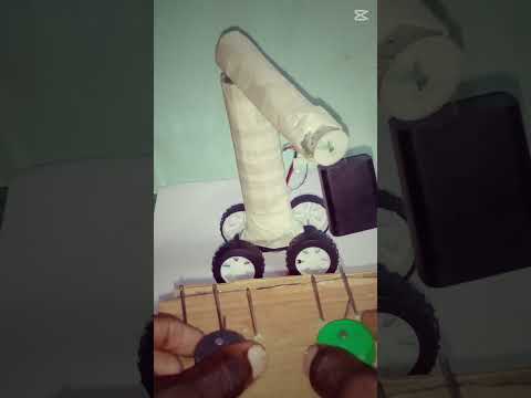 Toy car hydraulic crane/dc motor #experiment #craft #experiment #diycrafts #science #craft #projects