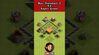 Super Giant Vs Max TH2 | Clash of Clans