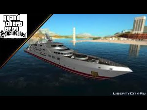 How to download luxury yacth in gta san andreas | Gta v yacth | big and expensive yacth in gta