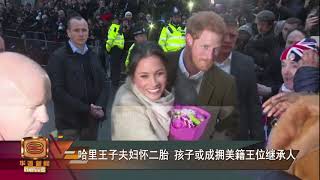【哈里王子夫妇怀二胎  孩子或成拥美籍王位继承人】