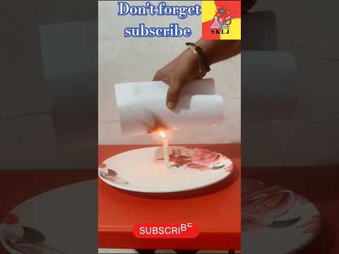 Paper & glass vs candle Experiment || science experiment easy