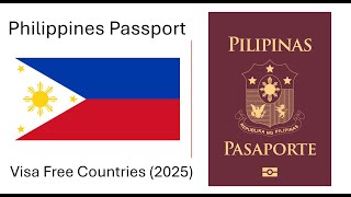 Philippines Passport Visa Free Countries (2025) | Visa on Arrival | ETA