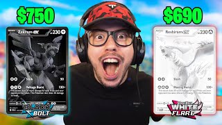 🔴LIVE! - Opening 400 Pokemon Packs! (Black Bolt & White Flare)