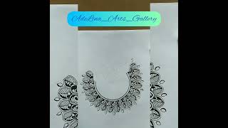 Calligraphy and Mandala Art. ❤️#FusionArt #penowrks #AdeLinaArtsGallery #chamchamdj #shorts