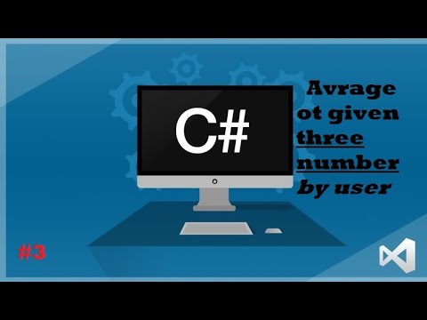 Average of given three number by user