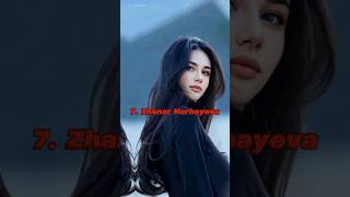 Top 10 Most Beautiful Girl In Kazakhstan 🇰🇿🥰💜 #shorts #beautiful #girl #beauty #kazakhstan #thereeo