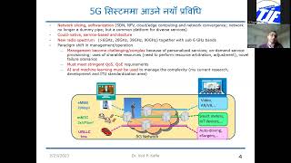 A presentation on 5G in Nepal: Dr. Ved P. Kafle