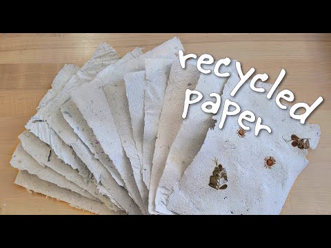 Make Your Own Recycled Paper | Cal Maritime Earth Week