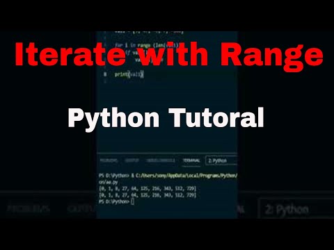 Python Tutorial - Iterate with Range #Shorts #EICS