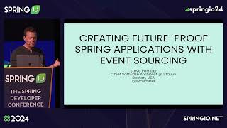 Creating Future-Proof Spring Applications with Event Sourcing by Steve Pember @ Spring I/O 2024