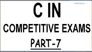 C QUESTIONS IN GATE/COMPETITIVE EXAMS (PART-7)